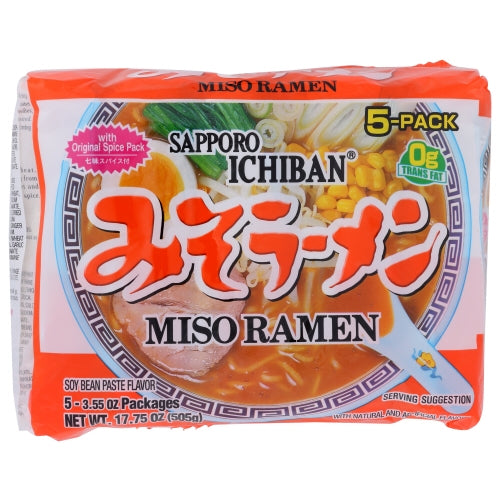 Sapporo, Ramen Miso, 17.5 Oz(Case Of 6)