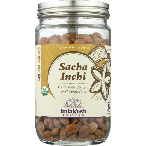 Imlakesh Organics, Seeds Sacha Inchi Wld Hrv, 16 Oz(Case Of 6)