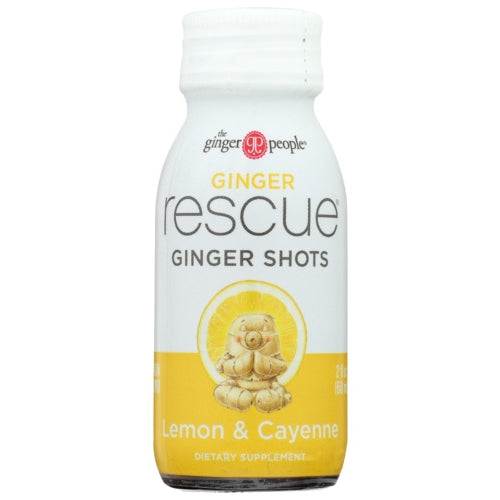 Ginger People, Shot Rescue Lmn Cyne Gngr, 2 Oz(Case Of 12)