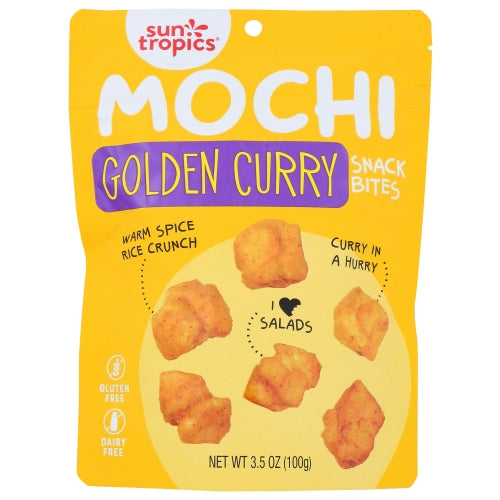 Sun Tropics, Snack Bte Mochi Gldn Curr, 3.5 Oz(Case Of 12)