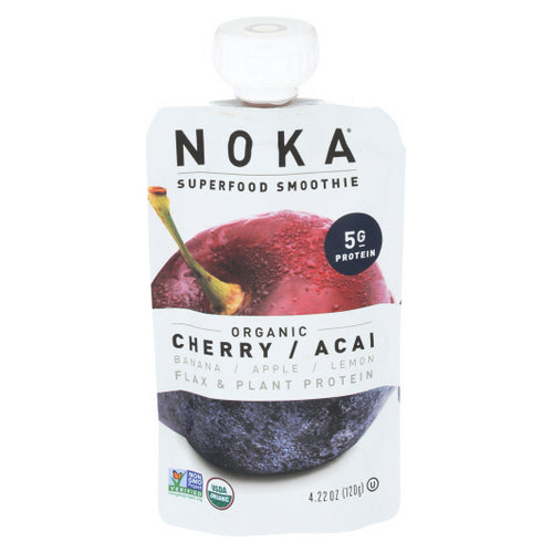 Noka, Smoothie Cherry Acai, 4.22 Oz(Case Of 6)