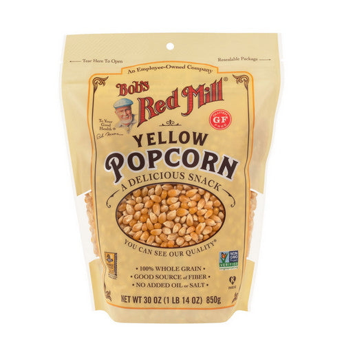 Bobs Red Mill, Whole Yellow Popcorn, 30.8 Oz(Case Of 4)