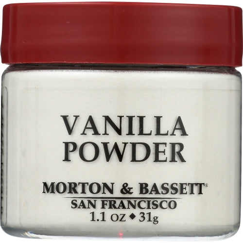 Morton & Bassett, Seasoning Vanilla Powder, 1.1 Oz(Case Of 3)