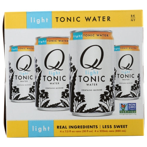 Q Tonic, Water Tonic Light 4Pk, Case of 6 X 30 Oz