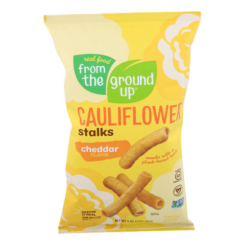 From The Ground Up, Stalk Chddar Cauliflower, 4 Oz(Case Of 12)