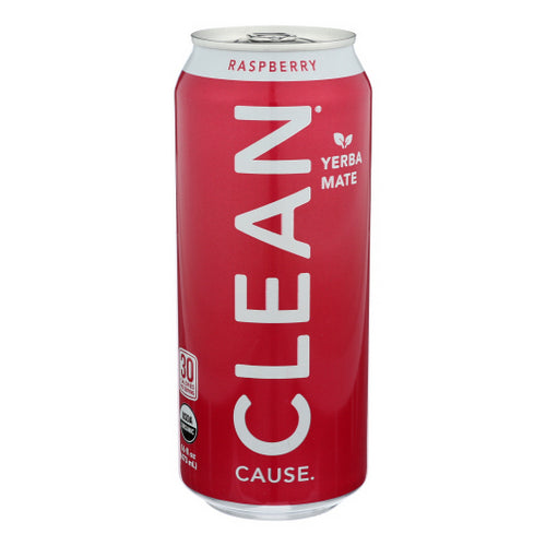 Clean Cause, Yerba Mate Raspberry, 16 Oz(Case Of 12)