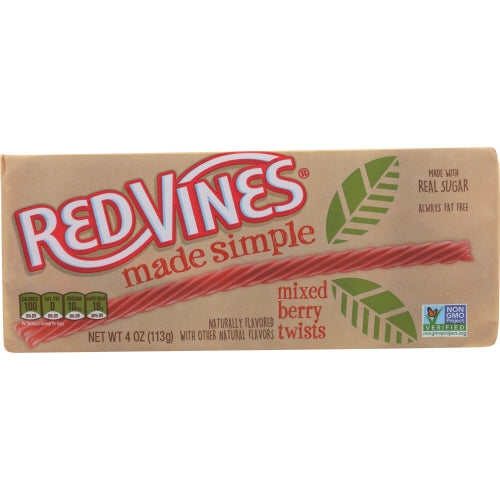 Red Vines, Licorice Mxd Bry Twist, 4 Oz(Case Of 9)