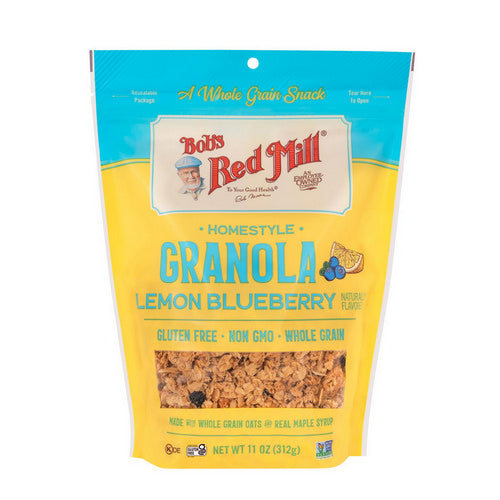 Bobs Red Mill, Homestyle Granola Lemon Blueberry, 11 Oz(Case Of 6)