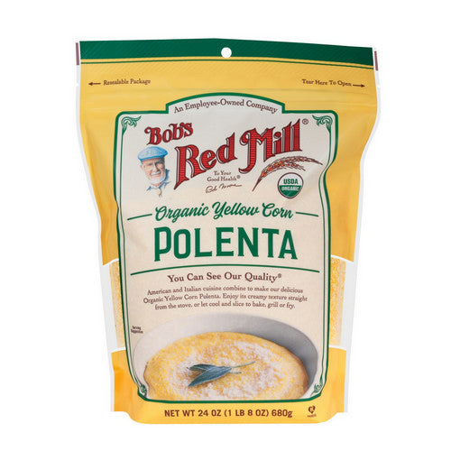 Bobs Red Mill, Organic Yellow Corn Polenta, 24 Oz(Case Of 4)