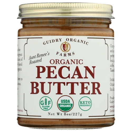 Guidry Organic Farms, Butter Pecan Org, 8 Oz(Case Of 12)