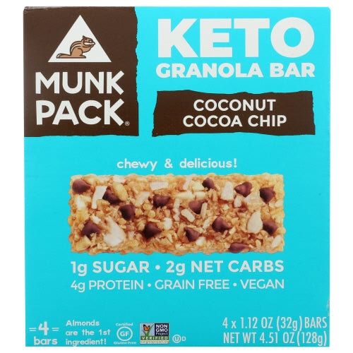 Munk Pack, Bar Grnla Ccnt Cchp 4Pk, 4.51 Oz(Case Of 6)