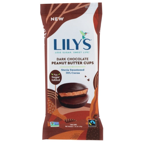 Lilys Sweets, Cups Drk Choc Peanut Bttr, 1.25 Oz(Case Of 12)