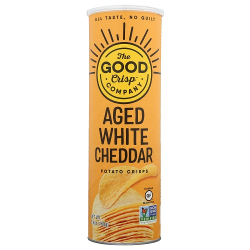 The Good Crisp Company, Crisps Aged White Cheddar, 5.6 Oz(Case Of 8)