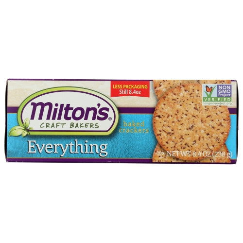 Milton's, Cracker Gourmet Everythng, 8.4 Oz(Case Of 8)