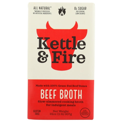 Kettle And Fire, Broth Beef Cooking, 32 Oz