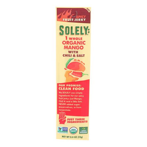 Solely, Jerky Fruit Mngo Chli Slt, 0.8 Oz(Case Of 12)