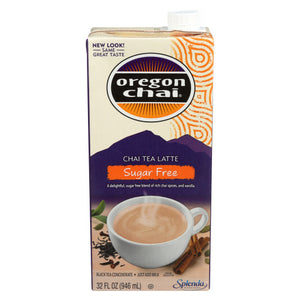 Oregon Chai, Chai Tea Latte Sugar Free, 32 Oz(Case Of 6)