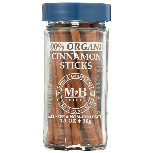 Morton & Bassett, Cinnamon Stix Org, 1.1 Oz(Case Of 3)