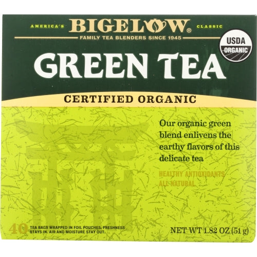 Bigelow, Organic Green Tea, 1.82 Oz(Case Of 6)