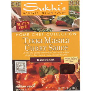 Sukhis, Sauce Curry Tikka Masala, 3 Oz(Case Of 6)