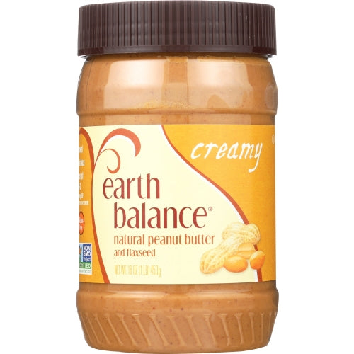 Earth Balance, Peanut Bttr Crmy Ntrl, Case of 12 X 16 Oz