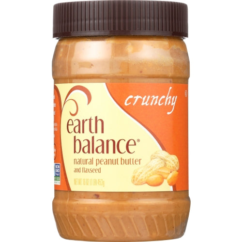 Peanut Bttr Crnchy Ntrl Case of 12 X 16 Oz by Earth Balance