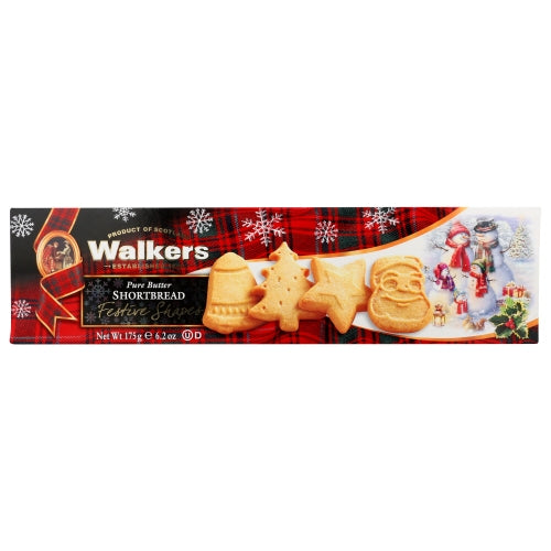 Walkers, Shortbread Festv Shape Bx, 6.2 Oz(Case Of 12)