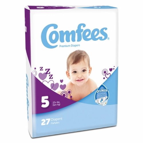 Attends, Unisex Baby Diaper, Count of 42