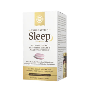 Solgar, Triple Action Sleep Tri-Layered, 30 Tabs