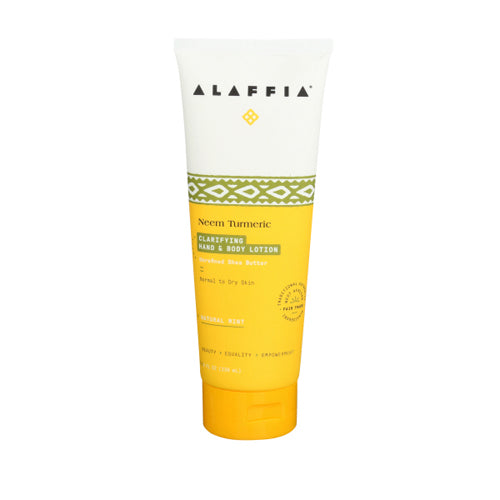 Alaffia, Neem Turmeric Hand & Body Lotion Soothing, 8 Oz