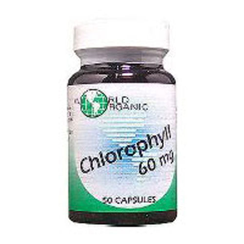 World Organics, Chlorophyll, 60 MG, 50 Caps