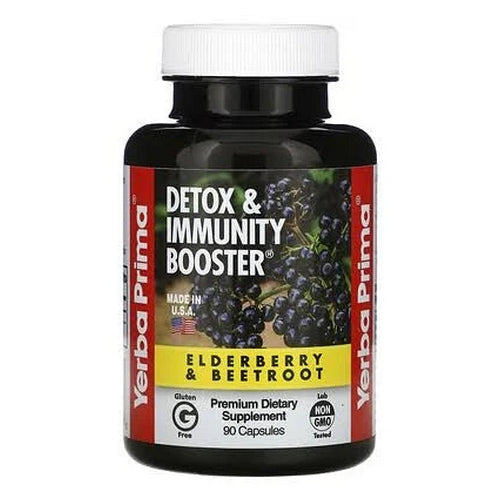 Yerba Prima, Detox & Immunity Booster, 90 Caps