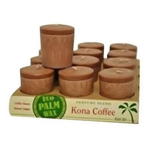 Aloha Bay, Candle Votives Kona Coffee Brown, 12 Count