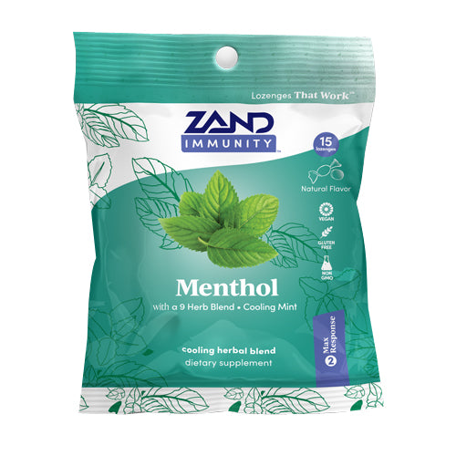 Zand, Herbalozenge Menthol, 15 Lozenges