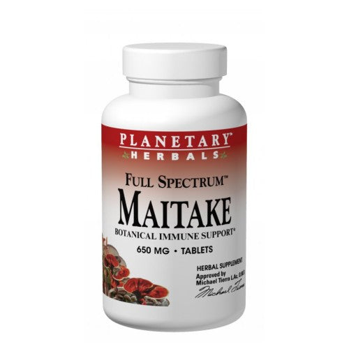 Planetary Herbals, Full Spectrum Maitake Mushroom, 600 MG, 60 Tabs