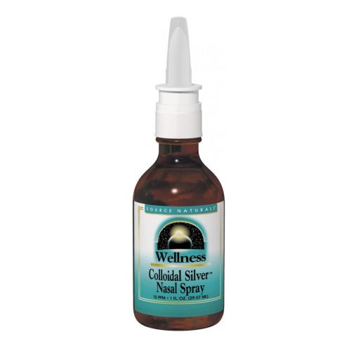 Source Naturals, Wellness Colloidal Silver Nasal Spray, 10 ppm, 1 Fl Oz