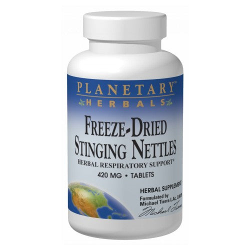 Planetary Herbals, Freeze Dried Stinging Nettles, 60 Tabs