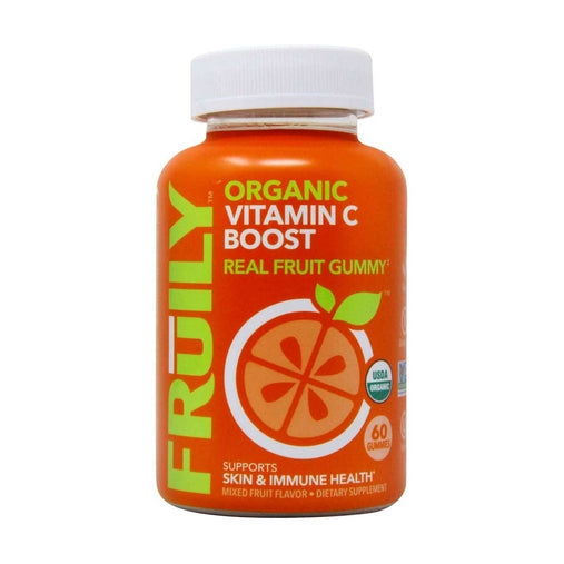 Fruily, Organic Vitamin C Mixed Fruit, 60 Gummies