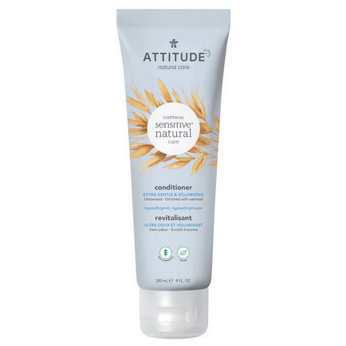 Attitude, Natural Conditioner Extra Gentle & Volumizing Fragrance-Free, 8.1 Oz