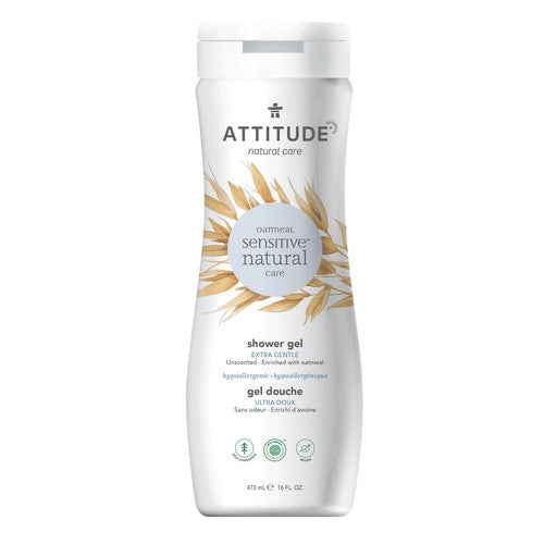 Attitude, Shower Gel Moisturize & Revitalize Argan Oil, 16 Oz