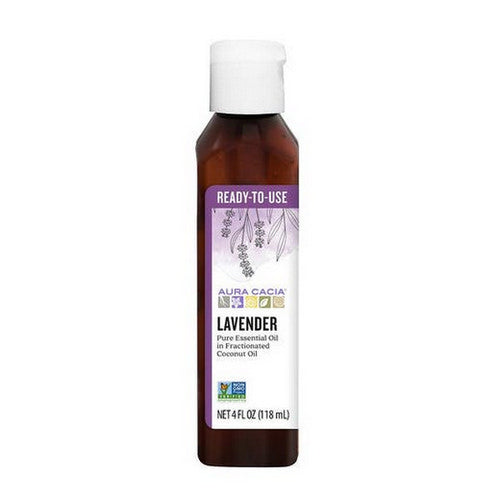 Aura Cacia, Ready-To-Use Essential Oil, Lavender 4 Oz