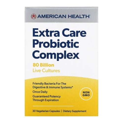 American Health, Extra Care Probiotic Complex, 30 Caps