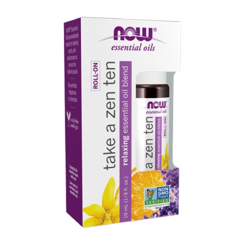 Now Foods, Essential Oils Take A Zen Ten Roll-on, 10 ml