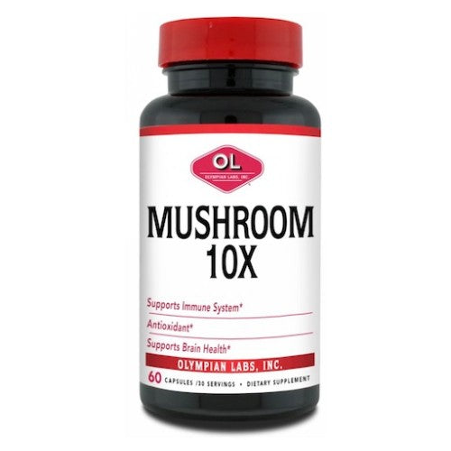 Olympian Labs, Mushroom 10X, 60 Count