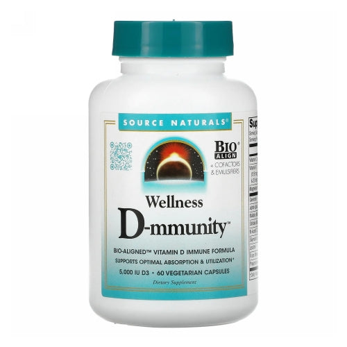 Source Naturals, Wellness D-mmunity, 60 VegCaps