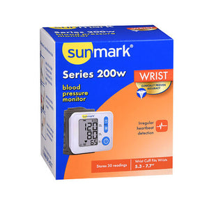 Sunmark, Sunmark Blood Pressure Monitor Series 200W Wrist, 1 Count