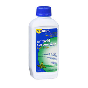 Sunmark, Sunmark Antacid Liquid Regular Strength Cooling Mint, 12 Oz