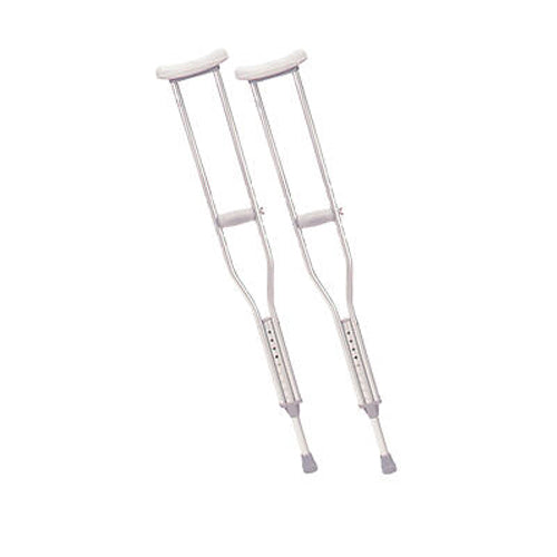 Drive Medical, Underarm Adjustable Aluminum Crutch Adult, 1 Count