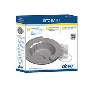 Drive Medical, Sitz Bath Grey, 1 Count