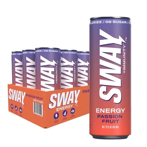 Elegant Brands, Sway Energy Passion Fruit, 12 Count